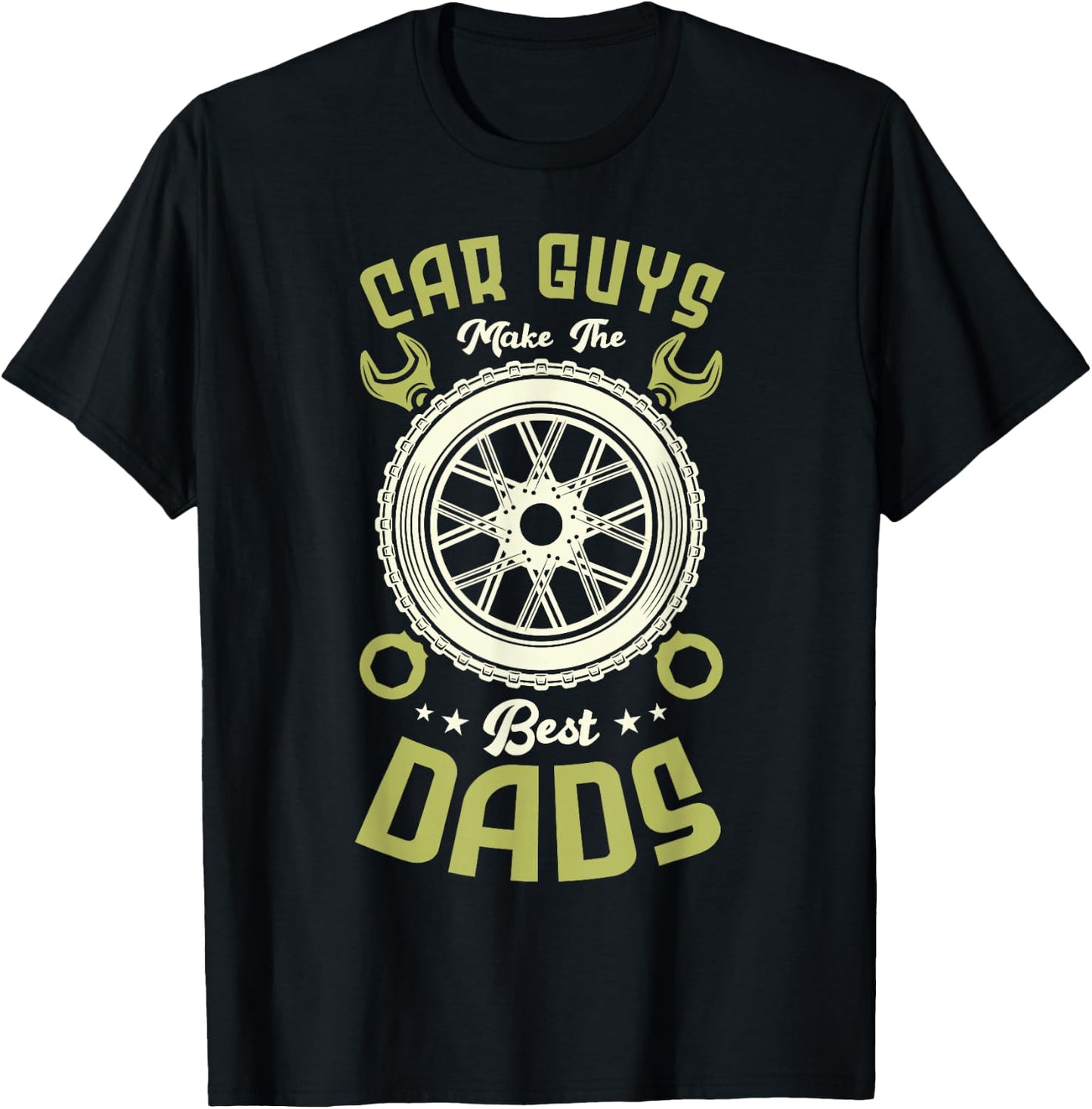 Car guys make the best dads Car mechanic Funny Mechanic T-Shirt - T-Shirt | Black