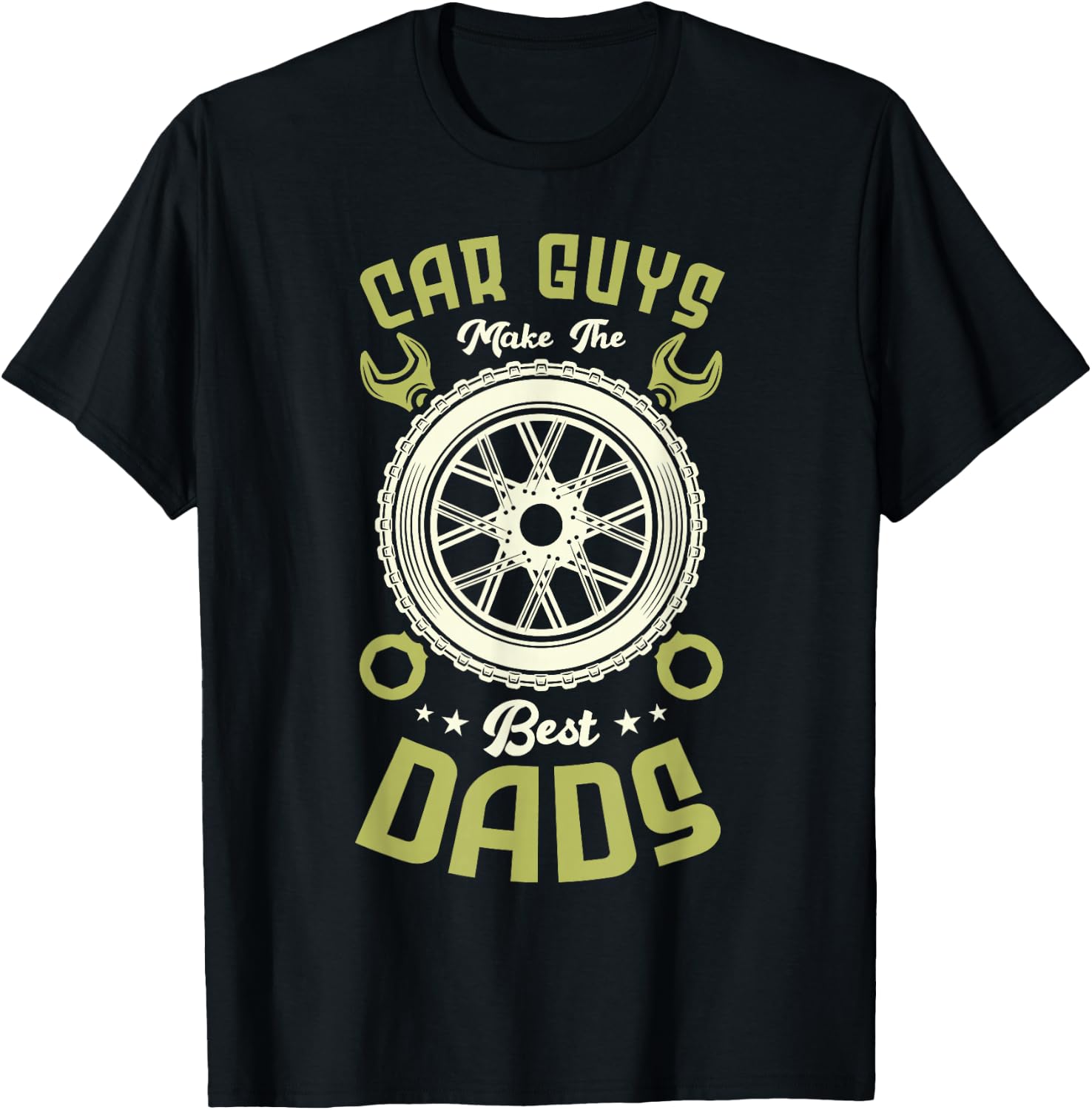 Car guys make the best dads Car mechanic Funny Mechanic T-Shirt - T-Shirt | Black