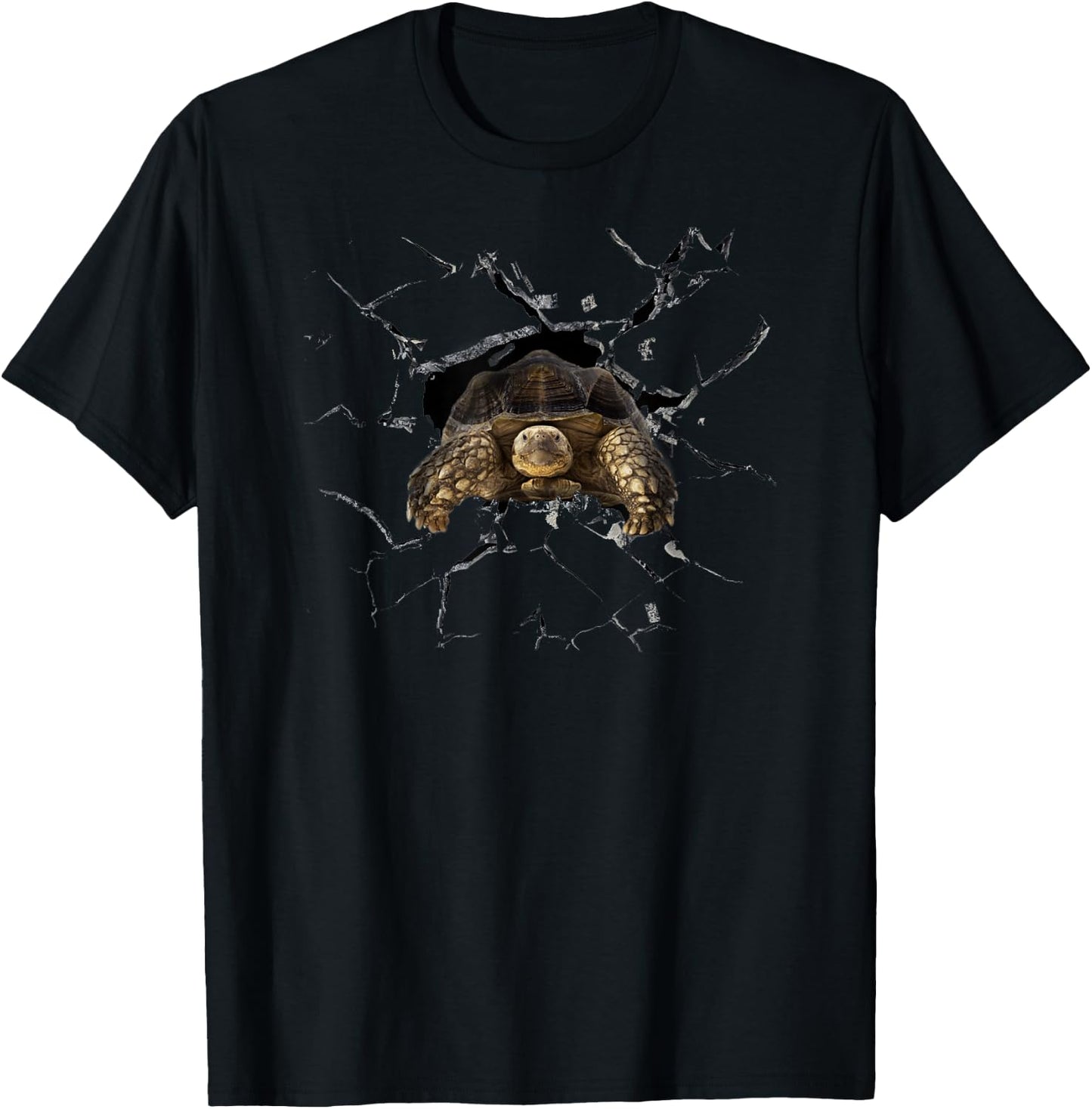 Tortoise , Tortoise Shirt, Aldabra Tortoise T-Shirt - T-Shirt | Black