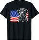 Proud Chesapeake Bay Retriever American Flag patriotic dog Kids Men T-Shirt - T-Shirt | Black