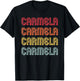 CARMELA Gift Name Personalized Retro Vintage 80/90s Birthday T-Shirt - T-Shirt | Black