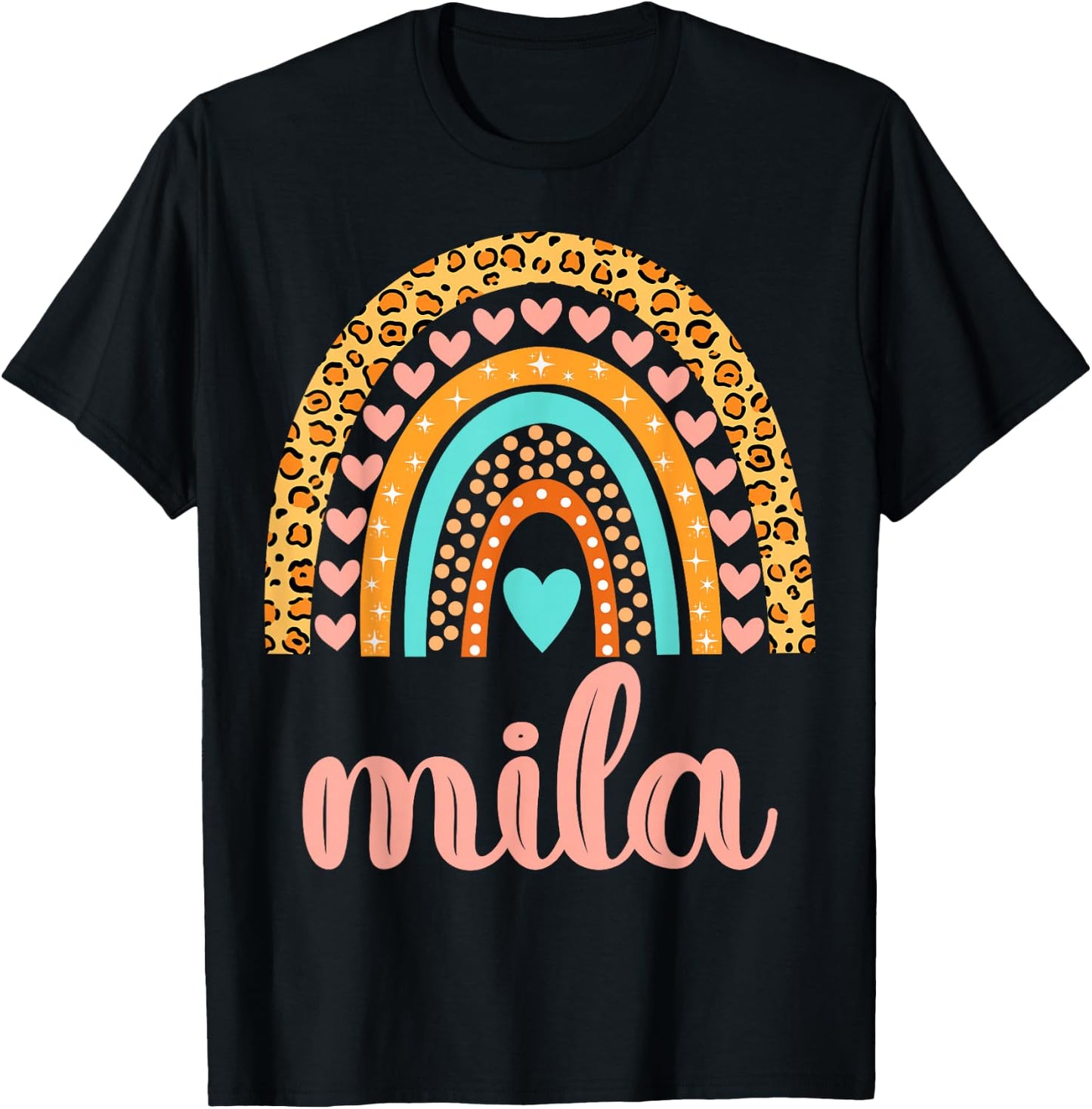 Mila Mila Name Birthday Shirt Gift T-Shirt - T-Shirt | Black