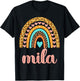 Mila Mila Name Birthday Shirt Gift T-Shirt - T-Shirt | Black