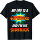 My Dads a Superhero Shirt Father's Day Comic Book Cool Kids T-Shirt - T-Shirt | Black