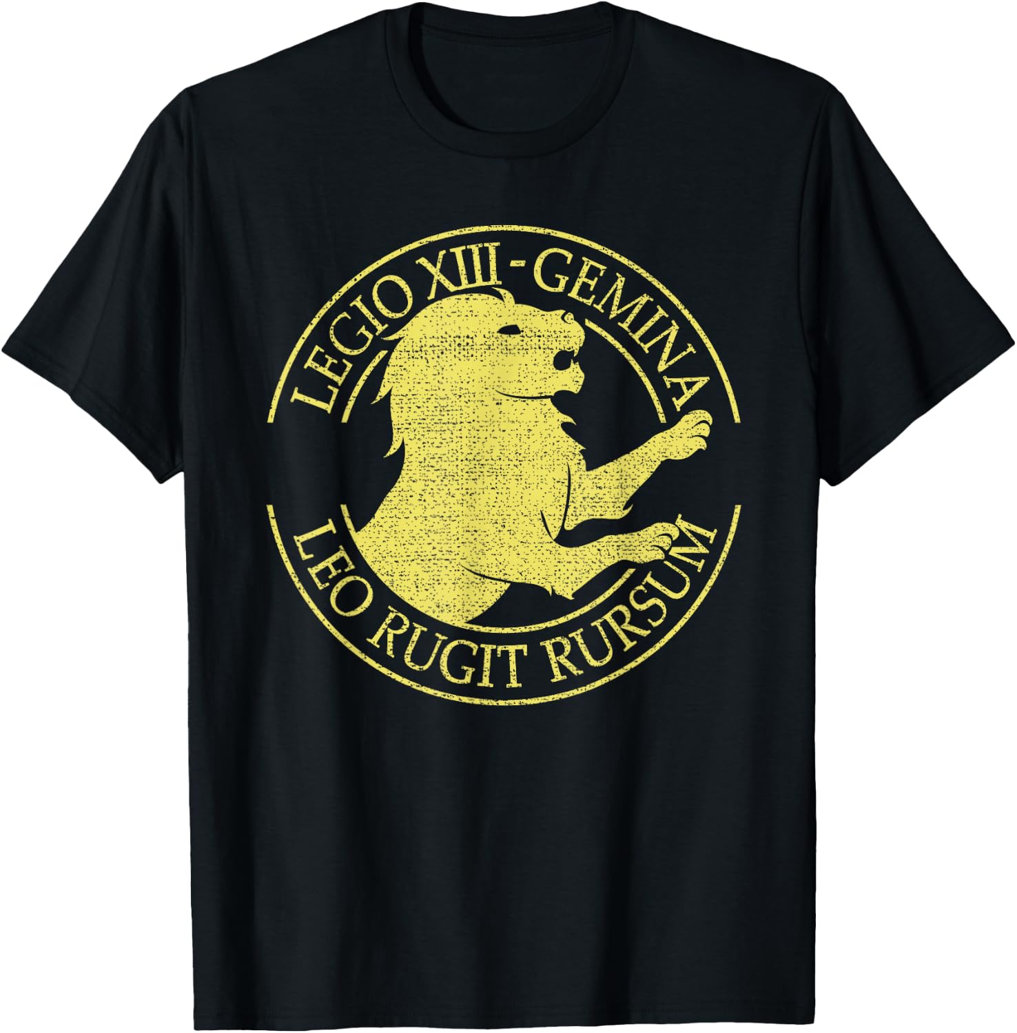 Legio XIII Gemina Roman Legion Empire Pedites Legionary T-Shirt - T-Shirt | Black