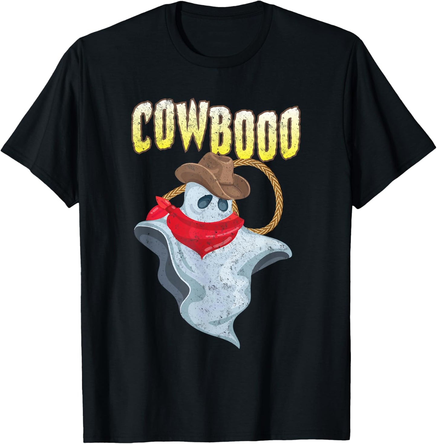 Funny Western Cowboy Halloween Costume Men Women Kids T-Shirt - T-Shirt | Black