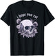 E-Girl Aesthetic Skull Mushroom Edgy Alternative Soft Grunge T-Shirt - T-Shirt | Black