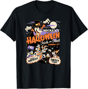Disney Mickey’s Halloween Trick or Treat Candy Co. Small T-Shirt - T-Shirt | Black