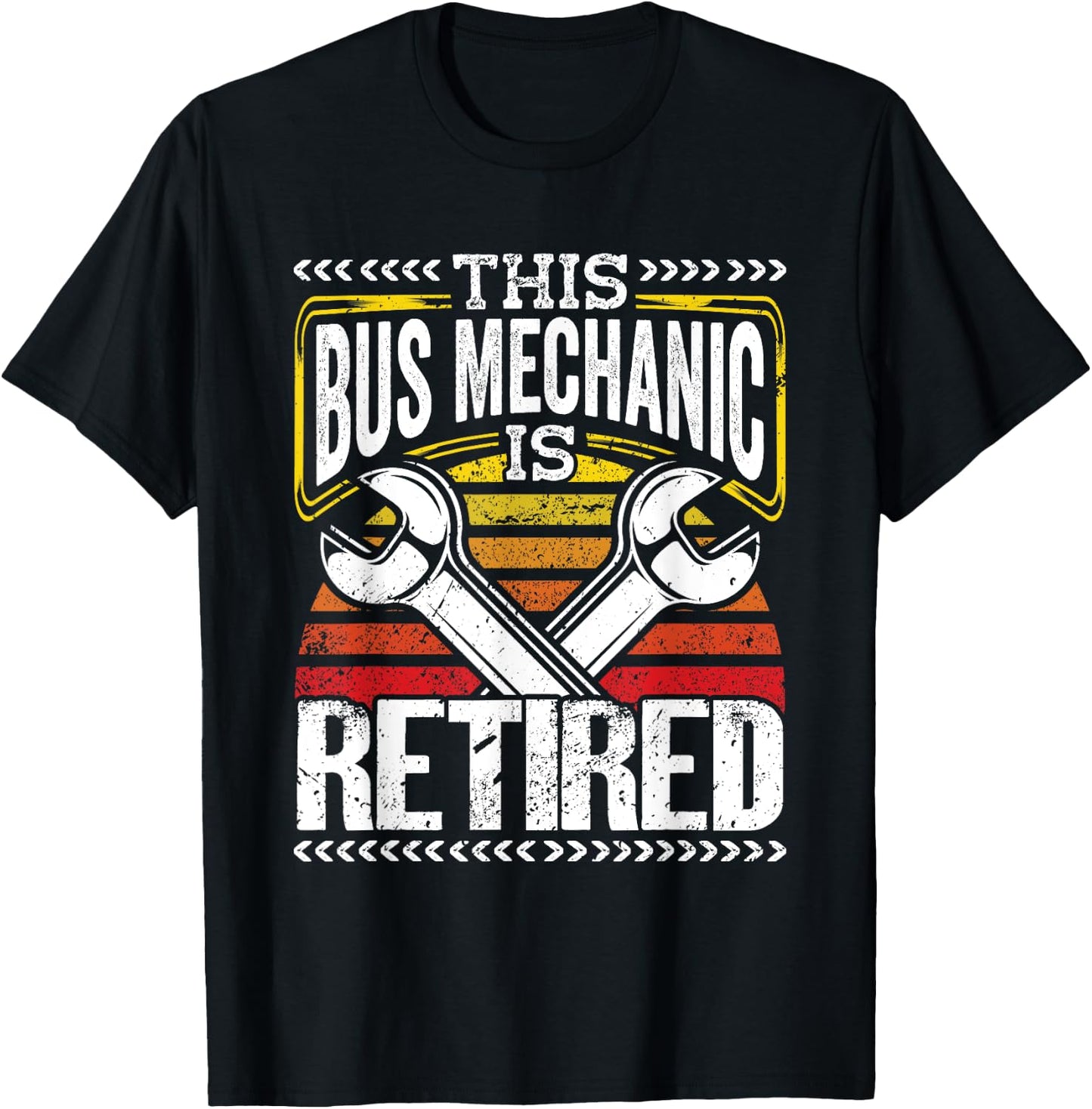 Retired Bus Mechanic This is retired Bus Mechanic T-Shirt - T-Shirt | Black