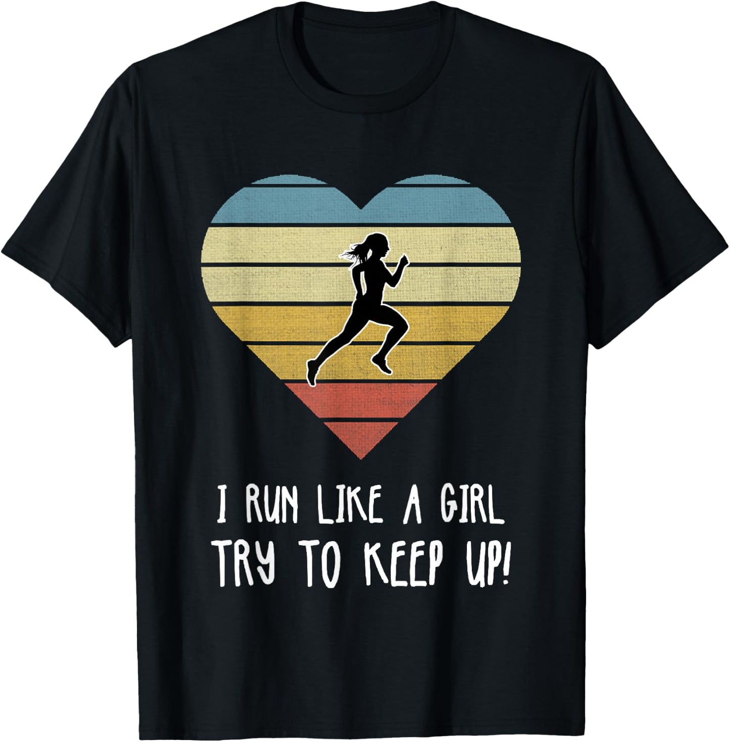 Girls' Cross Country Running Clothing T-Shirt - T-Shirt | Black