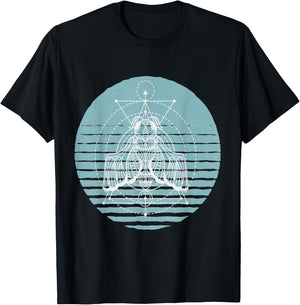 Cicada Symbol Cicada Illustration Cicada Insect Lover T-Shirt - T-Shirt | Black
