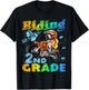 Riding Into 2nd Grade Dirt Bike Backpack For Boys Girls T-Shirt - T-Shirt | Black