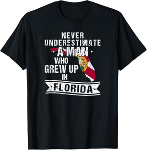 Flo Grown Design Native Florida T-Shirt - T-Shirt | Black