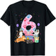 6th Birthday Cat 6 Year Old Birthday Cat Lover Party T-Shirt - T-Shirt | Black