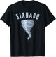 6th Birthday Tornado Shirt, Turning Six Sixnado Gift T-Shirt - T-Shirt | Black