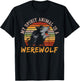 Werewolf Full Moon Vintage Werewolf T-Shirt - T-Shirt | Black