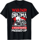 Welder using a high school diploma fix what college degree T-Shirt - T-Shirt | Black