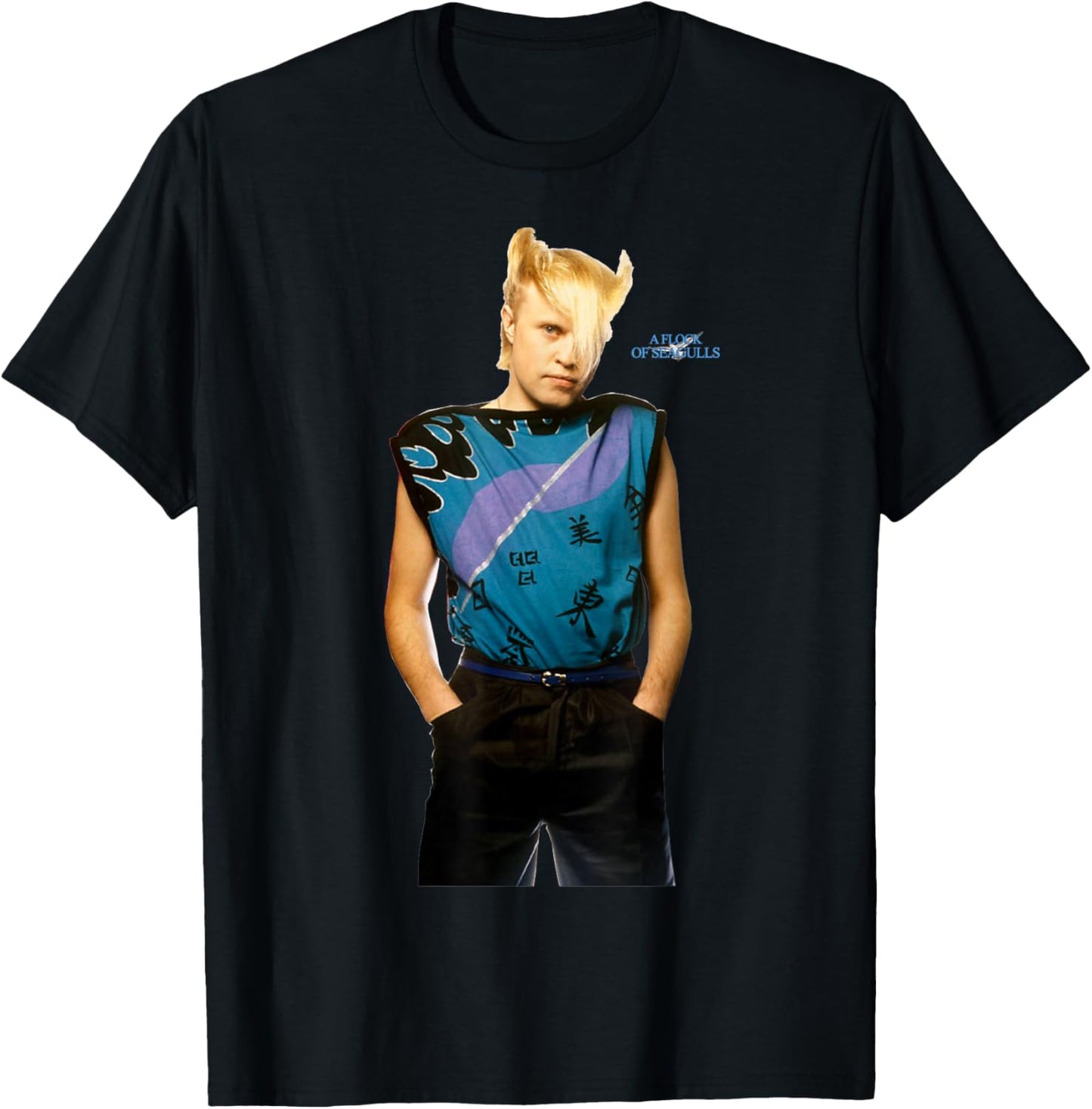 A Flock of Seagulls - Mike Score T-Shirt - T-Shirt | Black