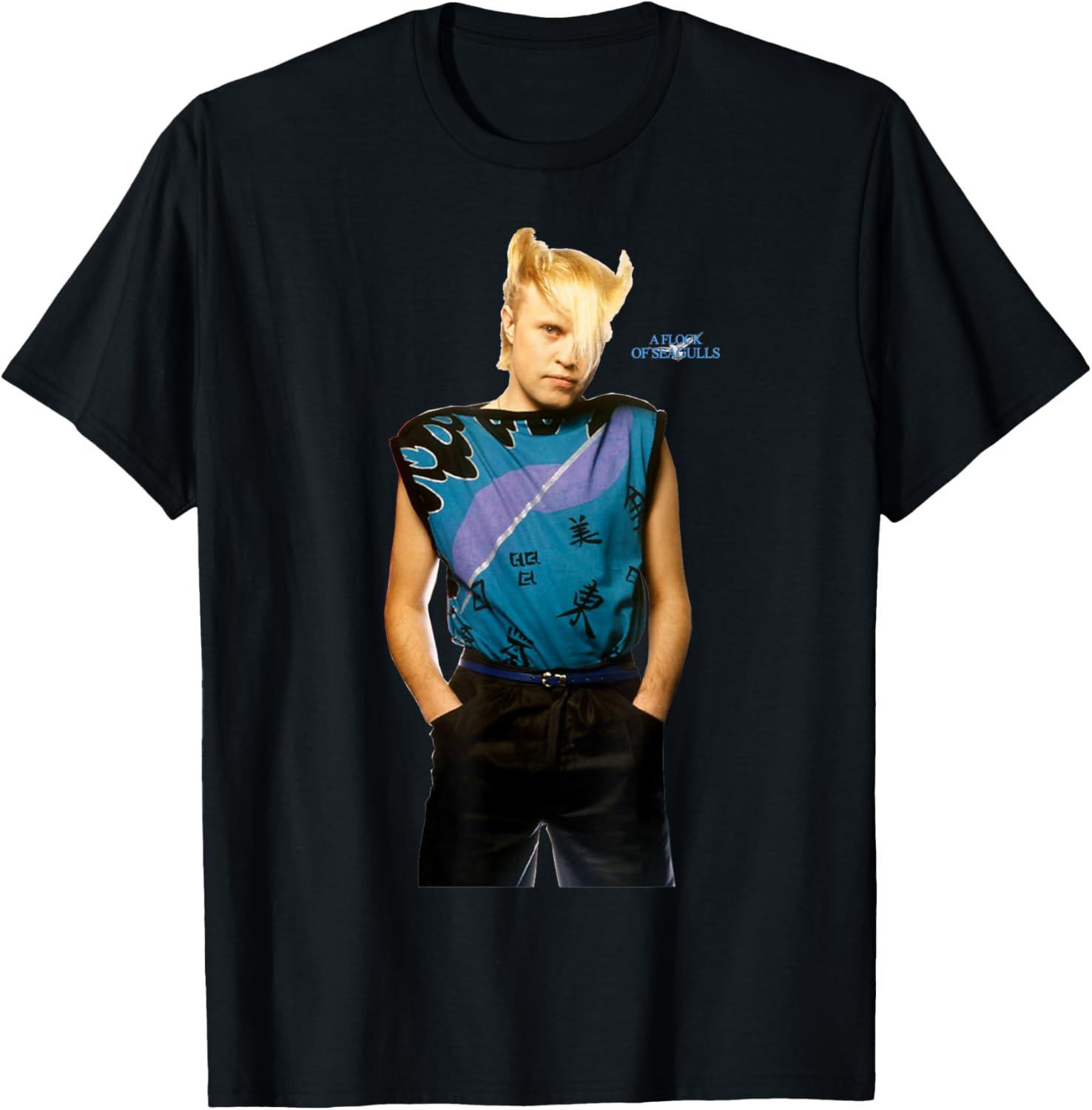 A Flock of Seagulls - Mike Score T-Shirt - T-Shirt | Black