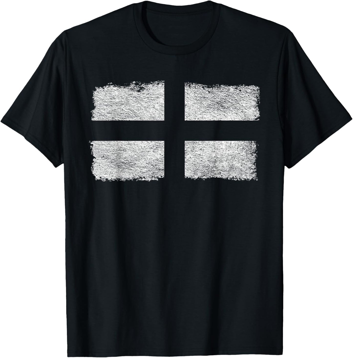 Flag of England St. George's Cross T-Shirt - T-Shirt | Black