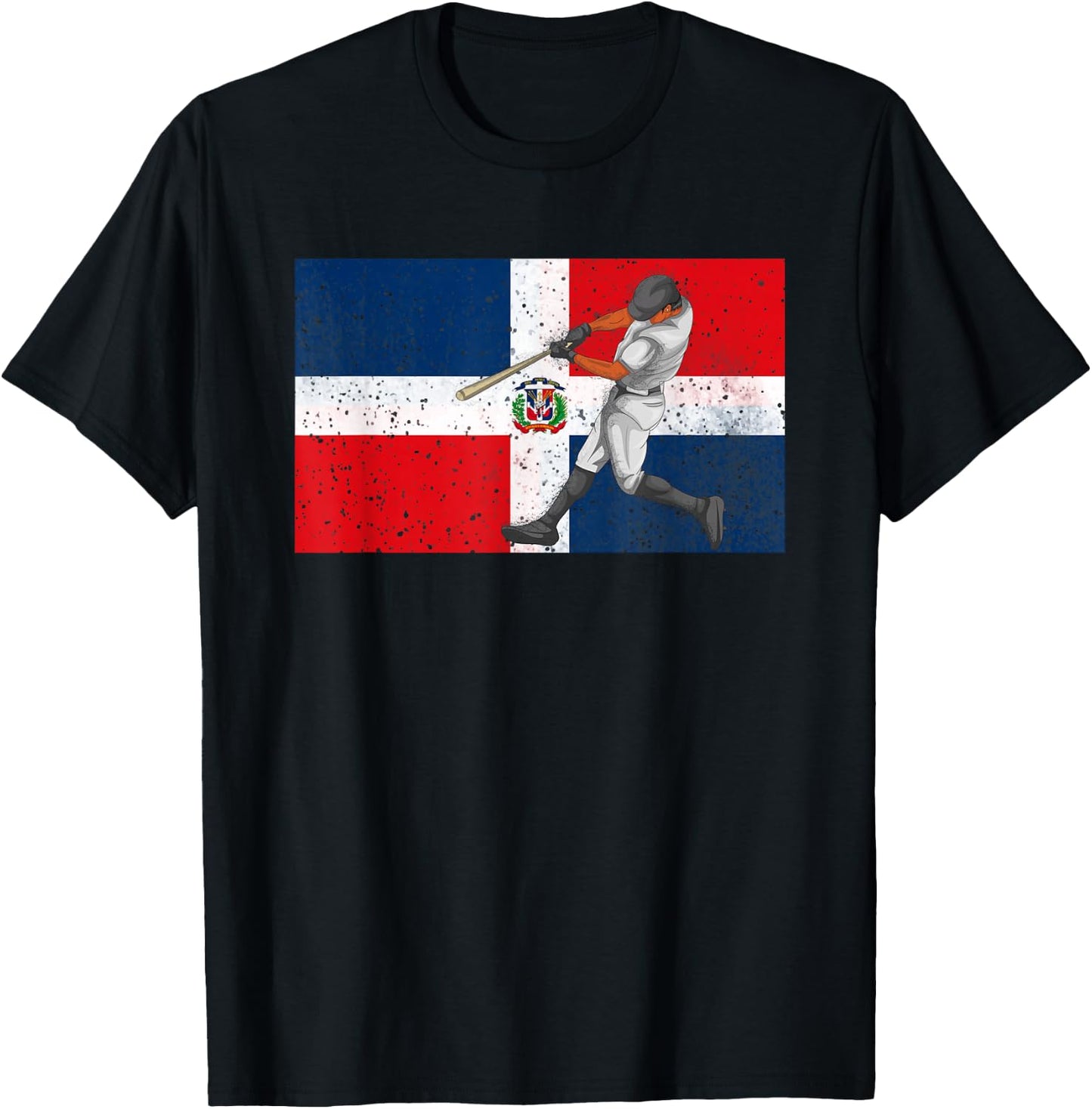 Dominican Republic Baseball Dominicana T-Shirt - T-Shirt | Black