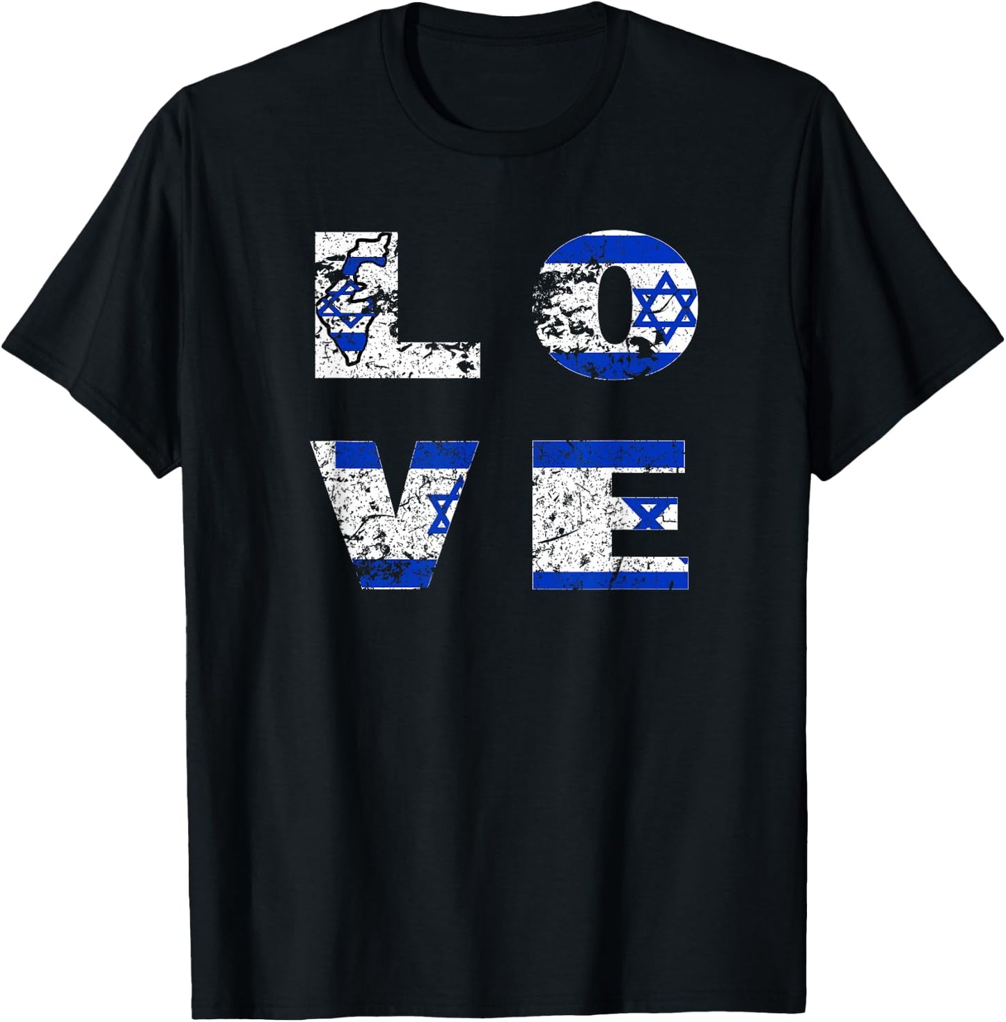 Israel Shirt Independence Day 70 Jewish Israeli Flag Women Men T-Shirt - T-Shirt | Black