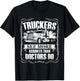 Trucker See More Assholes Than Doctor Do Truck Driver T-Shirt - T-Shirt | Black