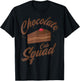 Chocolate Cake Squad For Baker Or Baking Fans T-Shirt - T-Shirt | Black