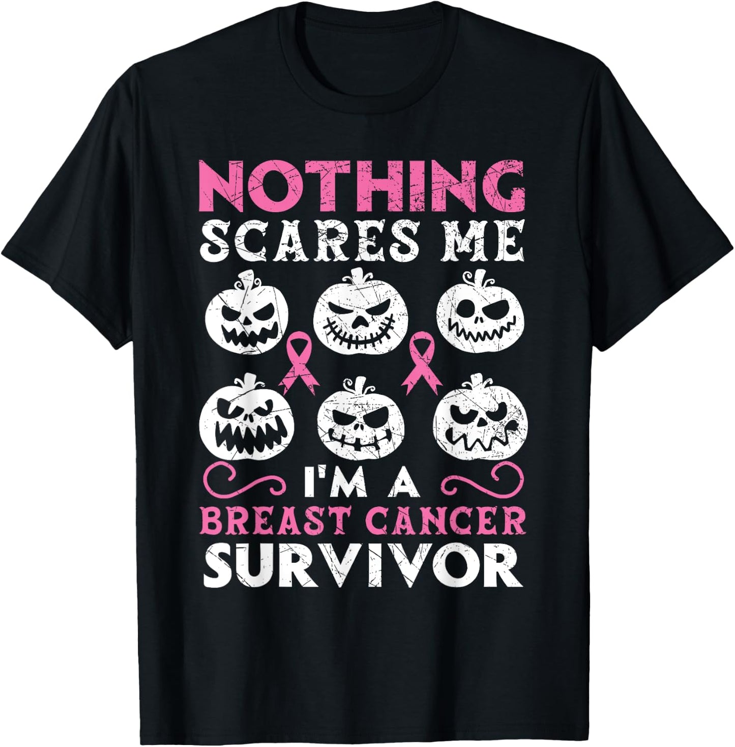 I'm A Breast Cancer Survivor Breast Cancer Awareness T-Shirt - T-Shirt | Black