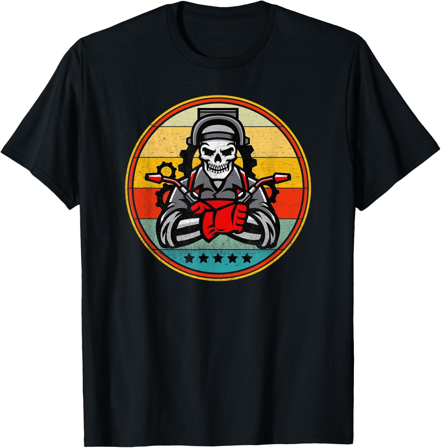 Welder Son Husband Dad Welding School Graduation Coworker T-Shirt - T-Shirt | Black