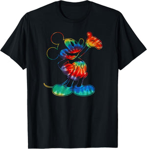 Disney - Tie Dye Mickey Mouse T-Shirt - T-Shirt | Black