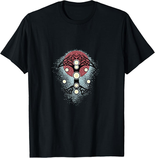 Marvel Thor: Love and Thunder Blue Splatter Icon T-Shirt - T-Shirt | Black