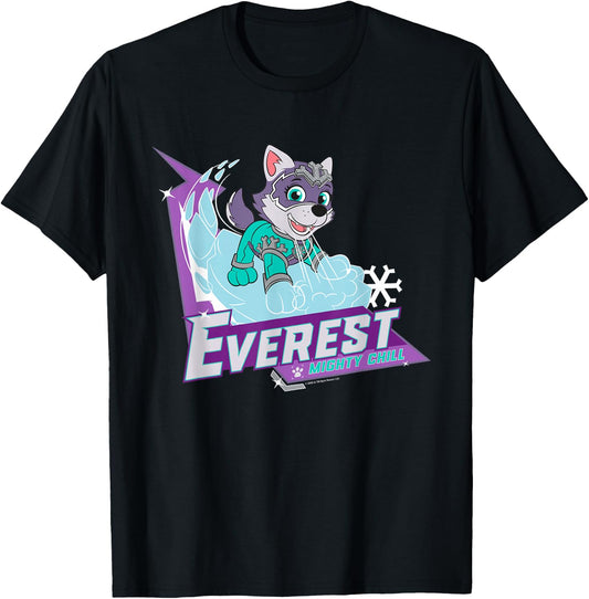 Paw Patrol Everest Mighty Chill T-Shirt - T-Shirt | Black