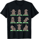 Musk Ox Yoga Pose Zen Cute Workout Exercise Yogi Funny T-Shirt - T-Shirt | Black