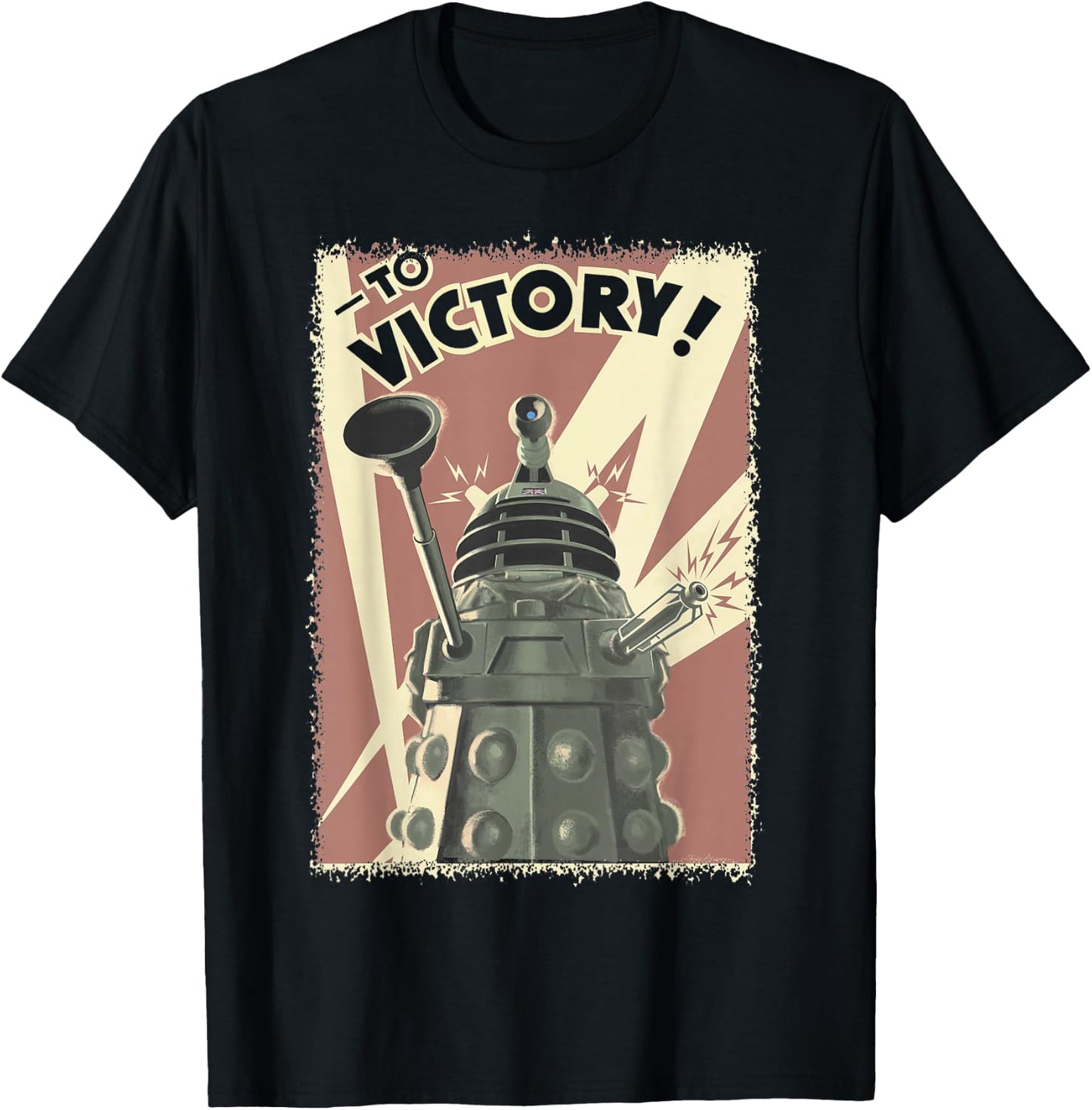 Propoganda Dalek Sci-Fi Fan 60th Anniversary T-Shirt - T-Shirt | Black