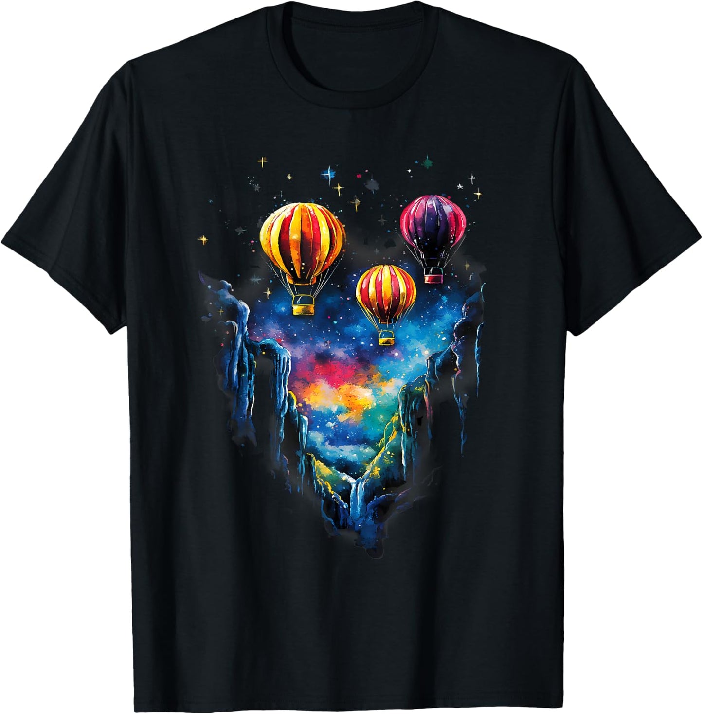 Hot Air Balloon Ride Festival Hot Air Ballooning T-Shirt - T-Shirt | Black