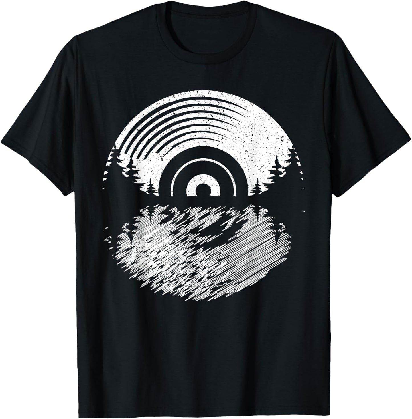 Vinyl Record Album Classic Music Player Lover Audiophile T-Shirt - T-Shirt | Black