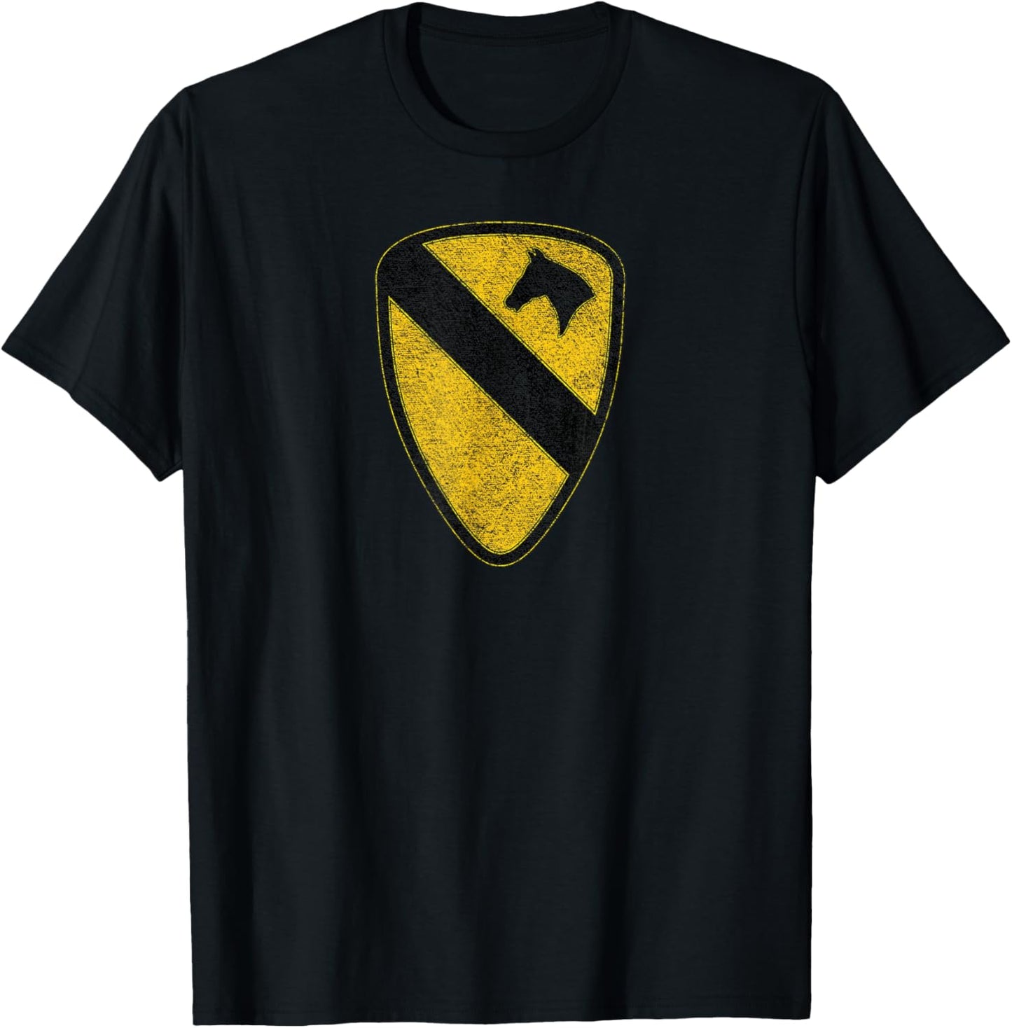 1st Cavalry Division Army First Team Fort Hood Us Usa T-Shirt - T-Shirt | Black