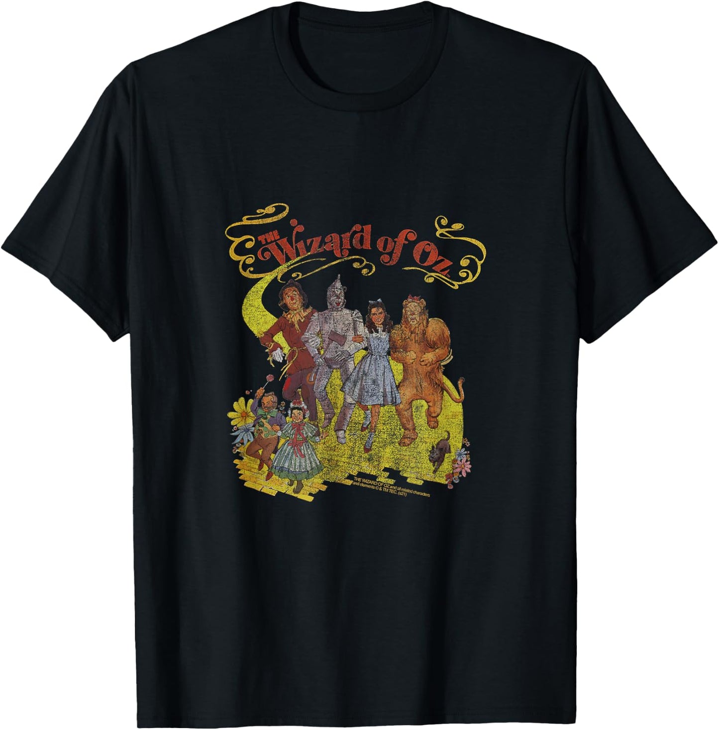 Wizard of OZ Group Poster T-Shirt - T-Shirt | Black