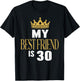 My Best Friend Is 30 Years Old 30th Birthday Party Matching T-Shirt - T-Shirt | Black