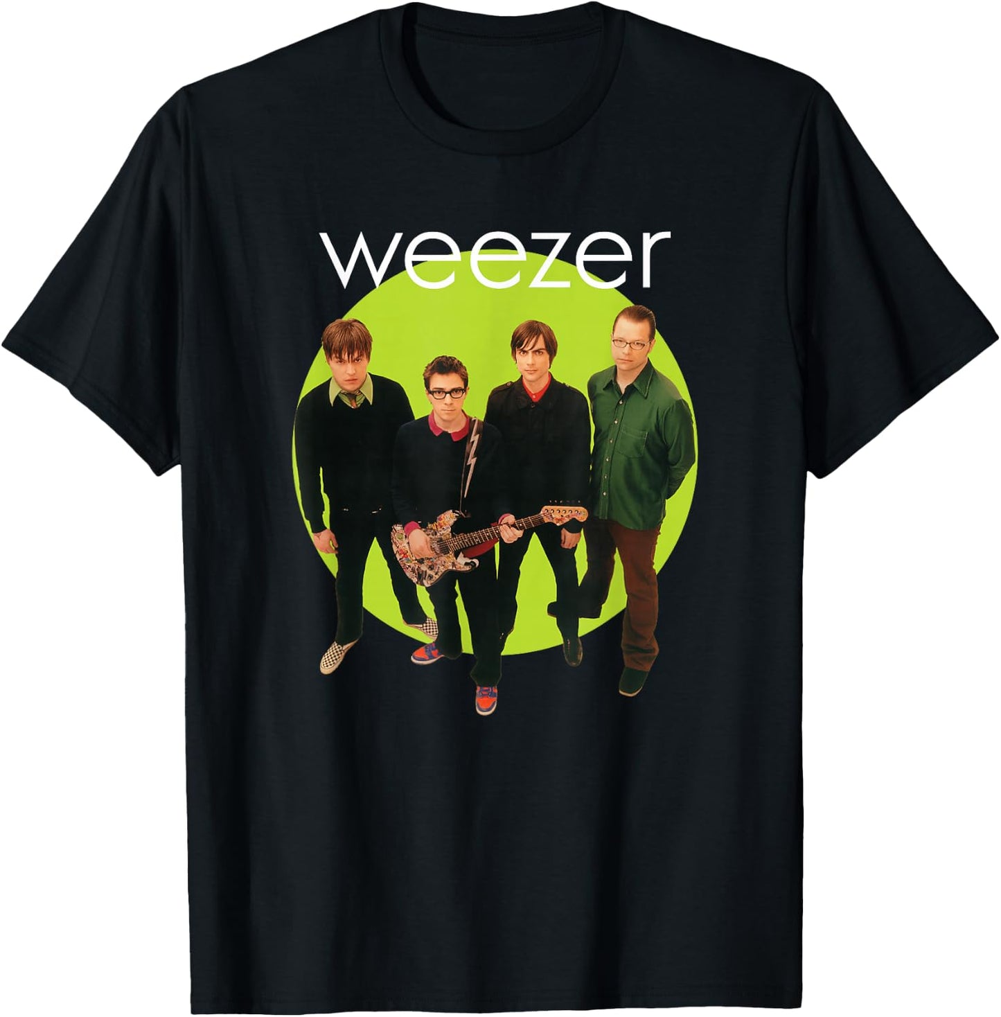Weezer - Green Album Circle Small T-Shirt - T-Shirt | Black