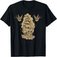 Old School Sailor Tattoo Clipper Ship and Swallows T-Shirt - T-Shirt | Black
