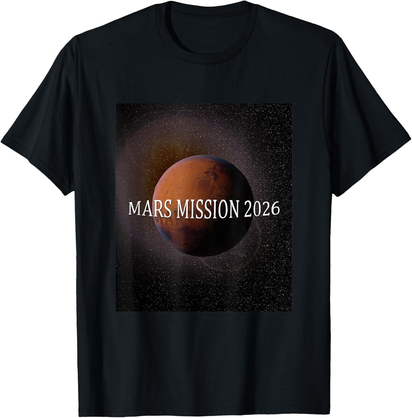 Mars Mission 2026 to Occupy Mars T-Shirt - T-Shirt | Black