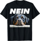 Rottweiler Face Nein German No Today Love My Rottweiler T-Shirt - T-Shirt | Black