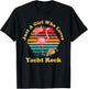Retro Flamingo Just A Girl Who Loves Yacht Rock Vintage T-Shirt - T-Shirt | Black