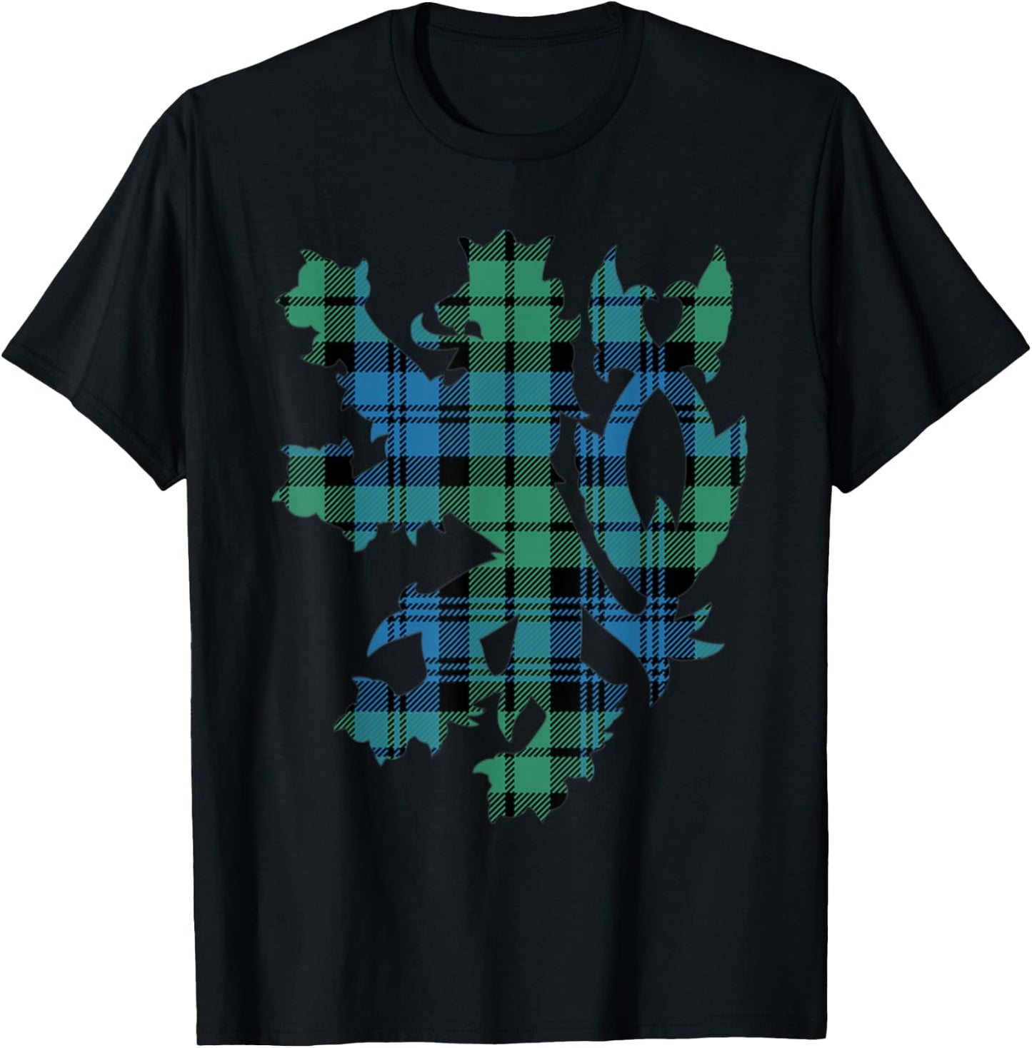 Clan Campbell Tartan Scottish Family Name Scotland Pride T-Shirt - T-Shirt | Black