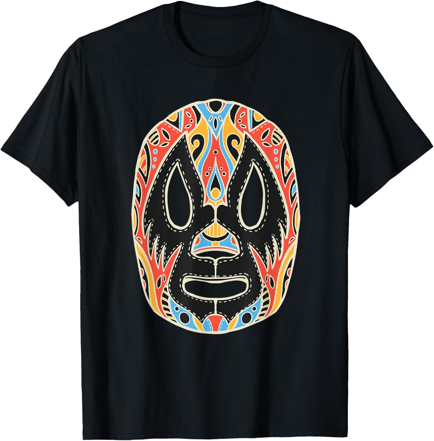 Funny Costume Wrestling Lucha Libre T-Shirt - T-Shirt | Black