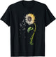 Glioblastoma Awareness Sunflower T-Shirt - T-Shirt | Black