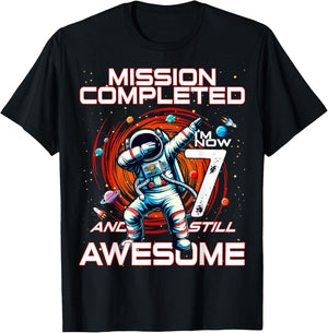 7th Birthday Astronaut Astronomy 7th Year Old Birthday T-Shirt - T-Shirt | Black