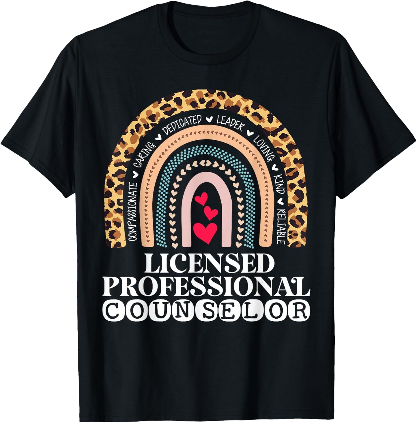 LPC Licensed Professional Counselor School Counseling Office T-Shirt - T-Shirt | Black
